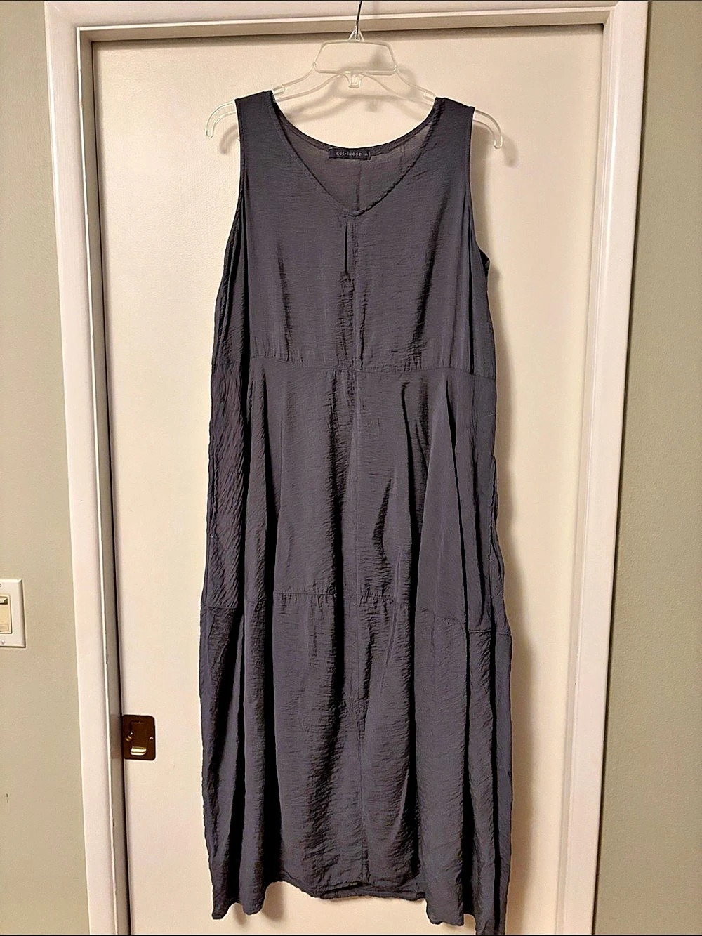 Cut Loose Maxi Dress in Gray Size Small Like New